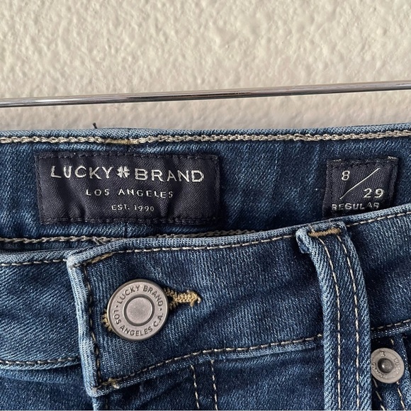 Lucky Brand Low Rise Skinny Lolita Jeans Women’s 8 (30x28) Blue Med Wash Stretch - Picture 2 of 14